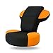 Produktbild JiuErDP Atmungsaktiver fauler Couch-Stuhl einzelner Klappstuhl Boden Schlafsofa (Farbe : Orange)