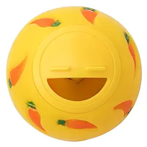 Niteangel Treat Ball, Snack Ball, Small Size, Diameter 3-Inch (Yellow)