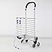 Produktbild HXPK Faltbarer Leichter Einkaufswagen Startseite Tragbarer, altmodischer Einkaufswagen Handwagen Wagen Aluminiumanhänger,A