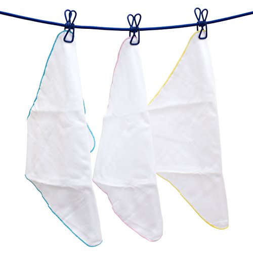 Lantelme 6100 Flexible Wäscheleine mit 20 beschichteten Klammern – dehnbar 180 – 360 cm – Praktisch auch für Reise – Urlaub – Outdoor – Camping - 4