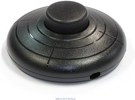 Footswitch Pedal Switch Floor &amp; Table Lamp Cable Switch in Black