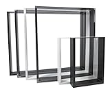 ANWENDUNG: Unsere Tischkufen sind durch die vorhandenen Langlöcher (20x10mm) einfach zu montieren und universell einsetzbar - Je nach Höhe und Breite eignen sie sich als Beine für Schreibtische, Esstische, Couchtische oder auch als Sitzbank. Zudem sind die Kufen pulverbeschichtet und somit für den Outdoor-Bereich geeignet.