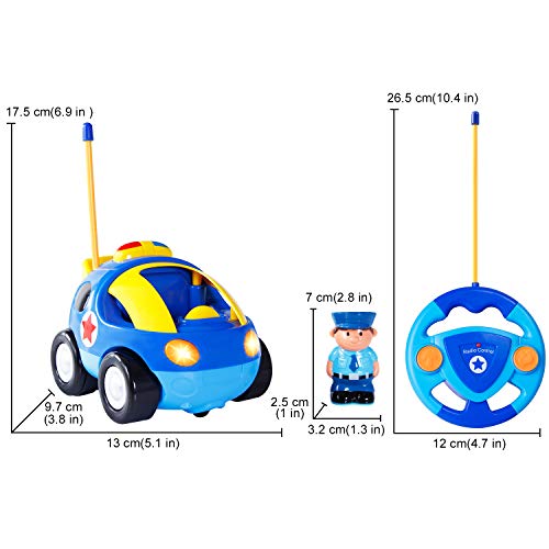 macchina polizia telecomandata