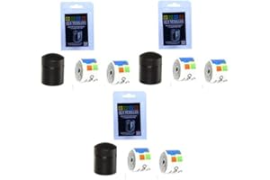 GEO-VERSAND Great Offer 3 x Magnetic Nano with Six Log Geomate Geocaching, Container, Box, Hide, Waterproof Micro Neodymium D5 City Geocache mini