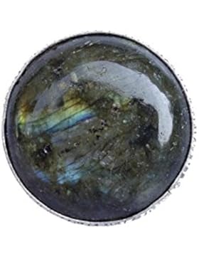 Sterling Silber Fashion Ring für Frauen Labradorit Ring Ring handgefertigt von gestaltet