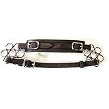 Set Gebisslose Zäumung Flower Silber - Echt Schaffell