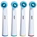 Produktbild Easy Painter Elektrische Zahnbürstenköpfe, für Oral-b Ganze Lineup Wiederaufladbare Griffe, außer für Oral B Vitality Sonic, CrossActino Power, Sonic Complete, PulsonicEB-17C White-4pcs