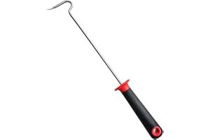 Payutou Pig Tail Food Flipper,Pigtail Food Flipper Set Stainless Steel Grilling Meat Hook for BBQ Ribs, Steak, Chicken, Sausage, Vegetables