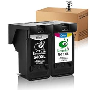 Remandom Remanufactured Ink Cartridge Replacement for Canon 540XL 541XL Twin Pack Ink Cartridge 