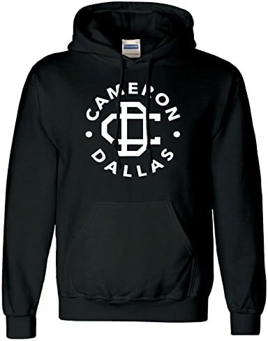 Cameron Dallas Vine Star Unisex Hooded Jumper Hoodie (Large, Black)