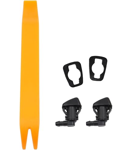 Viviance Ugello Spruzzo Tergicristallo Per Jeep Grand Cherokee 2005-2010 - Sostituzione Diretta, Foro Singolo, Colore Nero