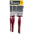 Gem Imports Paint Brushes, Red, Assorted Sizes