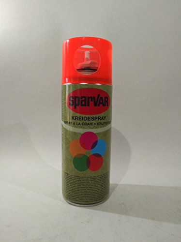 SparVar Kreidespray Neon mit Überkopfdüse, 400 ml, leuchtrot, 6001029