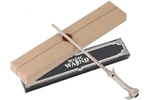 GQDGCU Magic Zauberstab, Zauberstäbe mit Incendio Zauber, Zauberstab Set mit Zauberpapier 3PCS, Schön verpackt in Einer Geschenkbox, perfekt für Cosplay, Halloween und mehr (VDM Beige)