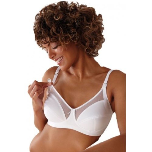 Royce Lingerie Womens Supportive Ladies Nursing Breast Feeding Bra In White 36B