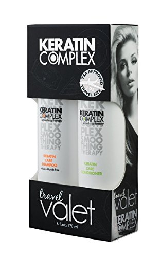 Queratina Complejo Viajes Servicio de Atención (champú/acondicionador 89 ml), 1 paquete (1 x 0,178 l)