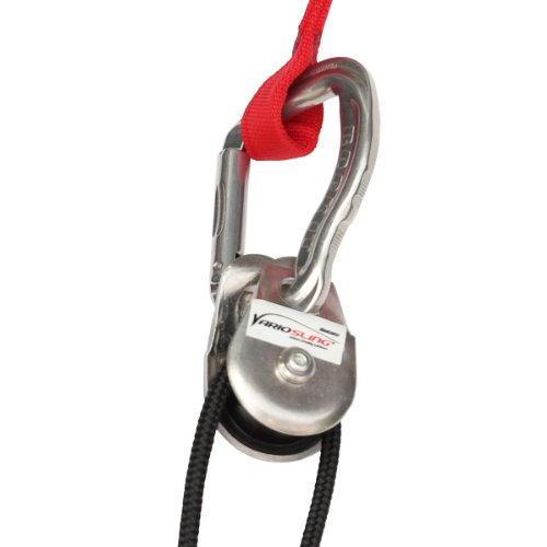 Variosling® Sling Trainer mit PROFI Umlenkrolle inkl. Schlingentrainer DVD, Türanker, Poster MADE IN GERMANY - 5