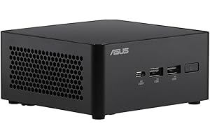 ‎ASUS ASUS NUC 14 Pro Tall Kit RNUC14RVHU700002I (Intel Core U7 155H Prozessor, Intel Arc Grafik, Intel WiFi 6E, ohne Betriebssystem, mit EU-Netzkabel)