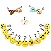 Produktbild 20 PCS Emoji Plüsch Mini Kissen kreatives Design Keychain Nette Dekorationen für Heim-Dekoration-Partei Favor (Random Style)