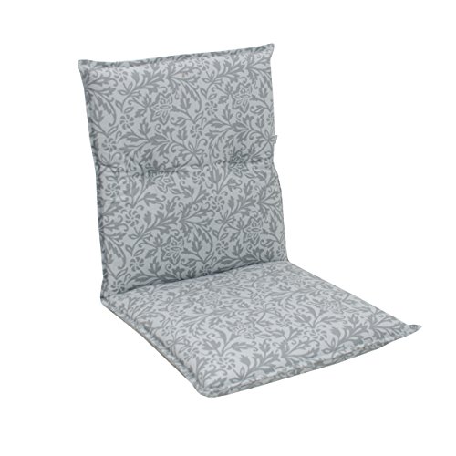 Preisvergleich Produktbild 8 cm Doppler Luxus Niederlehner Auflage "1254", grau geblümt