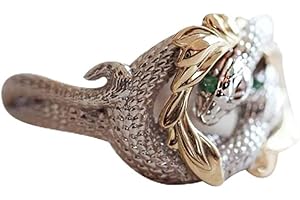 PAIHUIART Ring Ringe Damen Bijouterie Frauen Schmuck Damenring Eheringe Double Snake Green Crystal Snake Eye Hochwertiger Weiblicher Ring Modetrend