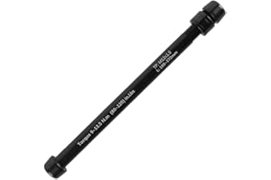 Laroal Bicycle Trainer Thru Axle Shaft Adapter 12x142-148MM P1.5/P1.75 Conversion Hub for Mountain and Road Bike Trainers Adjustable with 3 Aluminum Spacers for Indoor Cycling