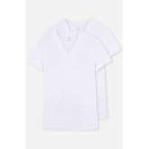 Dagi Erkek D5030 Compact V Yaka T-shirt 2'li, Pamuk
