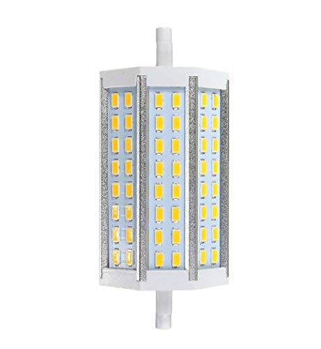 CORST lámpara de intensidad regulable de 15 W R7S 118 mm 5730 SMD 48 Bombilla halógena LED AC 85  265 V, warm white, r7s, 5.0 wattsW 265.0 voltsV