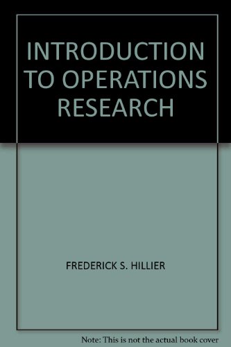 Télécharger Introduction to Operations Research Francais PDF