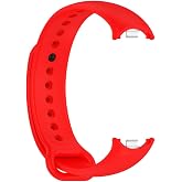 Clock Strap compatible with Coverzone Xiaomi Mi Band 8 Quality Thermoplastic Cord Compatible with Xiaomi Mi Band 8