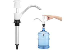 Swetup Sink Water Hand Pump Tap, Hand Water Pump, Drinking Water Pump Chiller Double Action Camping Trailer Motorhome Replacement Water Pumping Tools for Home Office Travel