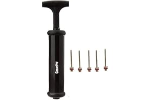 Gmefvr Sports Football, Volleyball, Basketball, Rugby Air Pump with Inflating 5 Needles