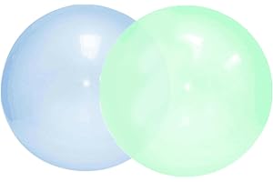 GINKAGO 2PCS XXL Bubble Ball Gonflable Grand Ballon d'eau Réutilisable Splash Ball Transparent Jouets de jardin pour Enfants et Adultes Extérieur