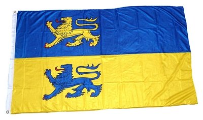 Preisvergleich Produktbild Fahne / Flagge Kreis Schleswig - Flensburg 90 x 150 cm