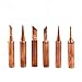 Produktbild Laileya 6Pcs / lot reines Kupfer-Eisen-Spitze 900M-T Ltspitze f¨¹r Hakko Lten Rework Station Ltkolben-Station