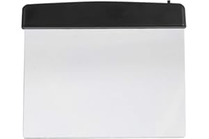 Tiiyee Flat Book Reading Light, Brightness Adjustable LED Read Lights Board Portable Kids Book Lamp Eye Protection Battery Powered Night Lamp Reading Lights in Bed Gifts for Bookworms with Pages Clip