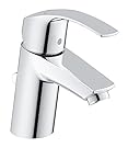 GROHE 33265002 Eurosmart Basin Tap with Pop-Up Waste Set, Size - Small