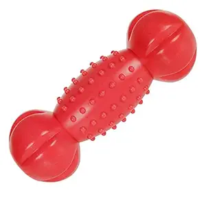 Foodie Puppies Strong Rubber Air Rugby Interactive Floating Type Water Play Ball Toy for Dogs - 22cm Long (Color May Vary)