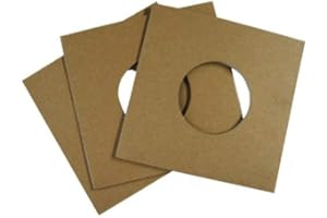 M.D.R. MUSICAS DE REGIMEN Fundas para Discos DE Vinilo Singles 7" (Los Discos Pequeños) DE Carton Kraft - Ref. 1494