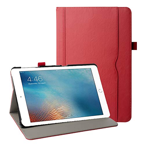 SYNTAKS iPad Air 3 Case,iPad Air 2019 Case,Premium Leather Slim Multi-Angle Viewing Stand Folio Cover Protective Case with Auto Wake/Sleep for iPad Air (3rd Generation) 10.5" 2019 (red)