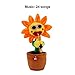Produktbild JullyeleDEgant Singen Tanzen Blume Puppe Sunflower Plüschtiere Mit Saxophon Weiche Angefüllte Lustige Elektrische Spielzeug Für Kinder