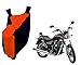 Auto Pearl Premium Quality - 100% Water Proof Orange Blue Bike Body Cover With Mirror Pockets, Buckle Belt, Carry Bag For - Royal Enfield Thunderbird 350 RS.1199.00