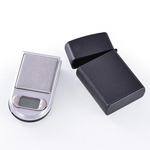 Mini Scale, HARRYSTORE 0.01-200g Mini Feuerzeug Form Kreative Stil Digital Taschen Skala - 3