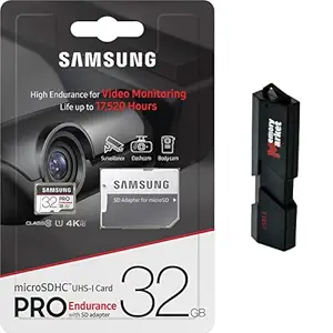 Samsung Pro Endurance 32GB MicroSD HC Memory Card UHS-I for Samsung Galaxy S8 S9 S10 Plus + S10e USB 3.0 MemoryMarket Dual Slot MicroSD & SD Memory Card Reader