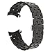 Produktbild TRUMiRR Gear S3 Armband, 22mm Edelstahl Uhrenarmband gebogenen Endriemen Schmetterling Wölkchen Armband für Samsung Gear S3 Classic/Frontier, Moto 360 2 46mm Männer