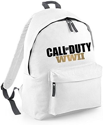Call of Duty World War 2 (WWII) Backpack Bag (White)