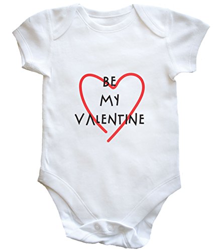 HippoWarehouse BE MY VALENTINE baby vest boys girls
