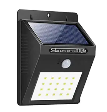 STOCK PORT Wireless Solar Light Power Battery | Motion Sensor Waterproof Solar Night Lamp LED Light for Outdoor Home Automation Garden Gate Lights Night Bright Flame | Pole Hanging Solar Lights