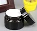 Leegoal(TM) 20 Gram Amber Empty Refillable Frosted Glass Cosmetic Cream Jar Pot Bottle Container,10pcs