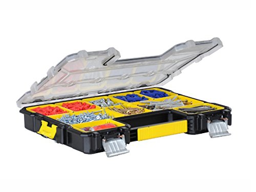 Stanley FatMax Profi-Organizer, flache Fächer, Metallschliessen, wasserdicht, herausnehmbare Boxen, 1-97-517